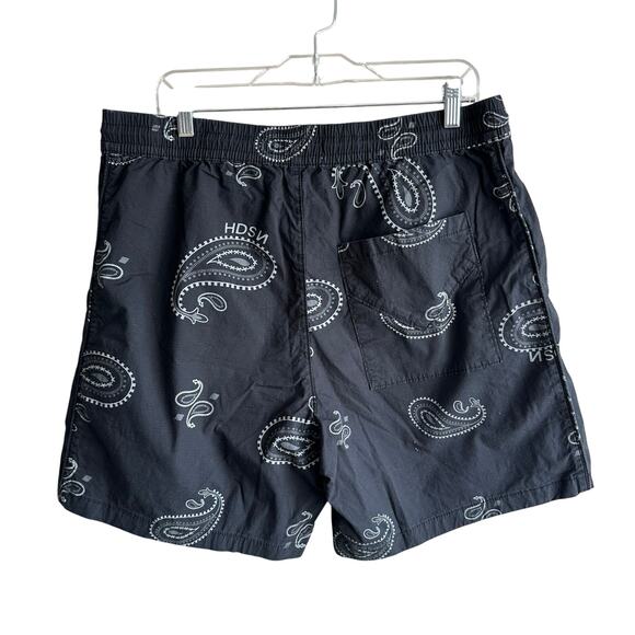 Hudson Men's Racer Shorts Ripstop Black Bandana L - Picture 5 of 11